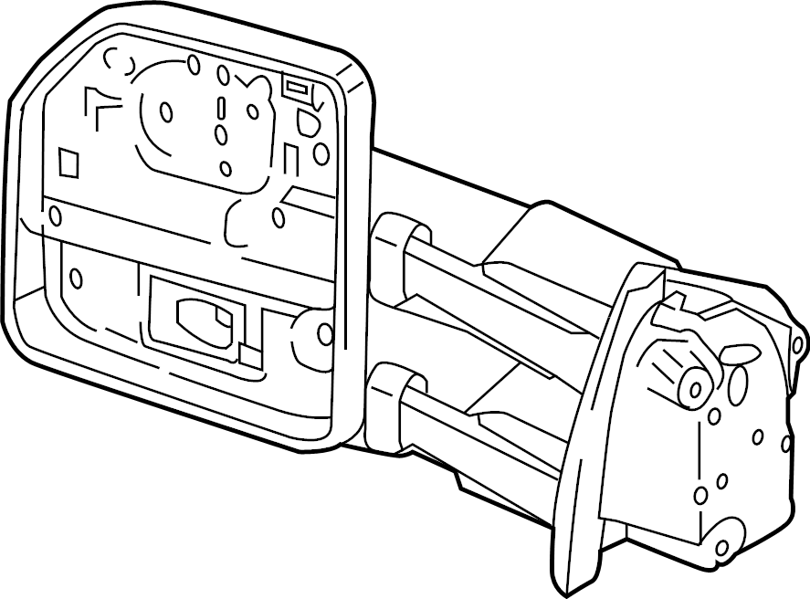 View HC3Z17683EC Door Mirror (Rear) Full-Sized Product Image