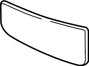 View FL3Z17K707K Door Mirror Glass (Rear) Full-Sized Product Image