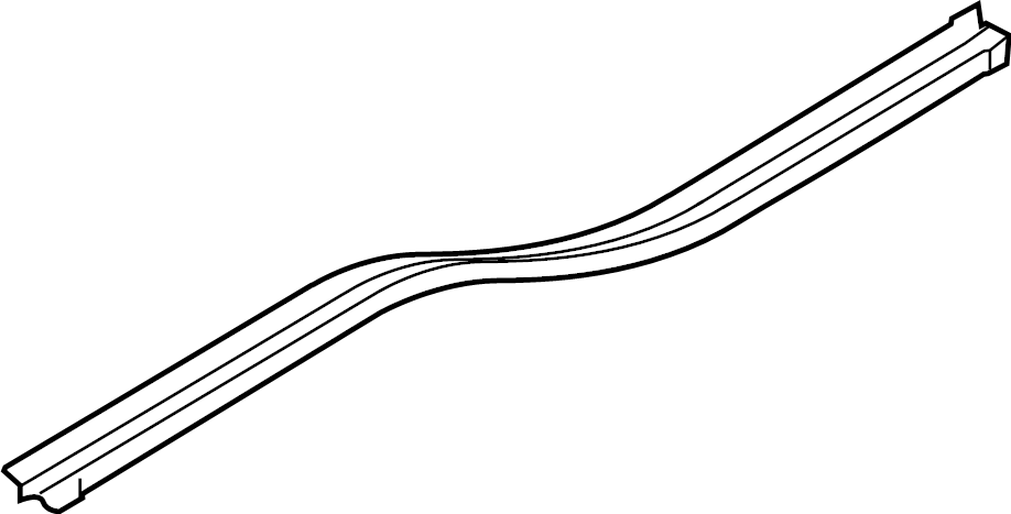 View FL3Z1521457B Door Window Belt Weatherstrip (Upper) Full-Sized Product Image