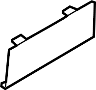 View HC3Z25237W24AA Cover. Molding. (Upper) Full-Sized Product Image