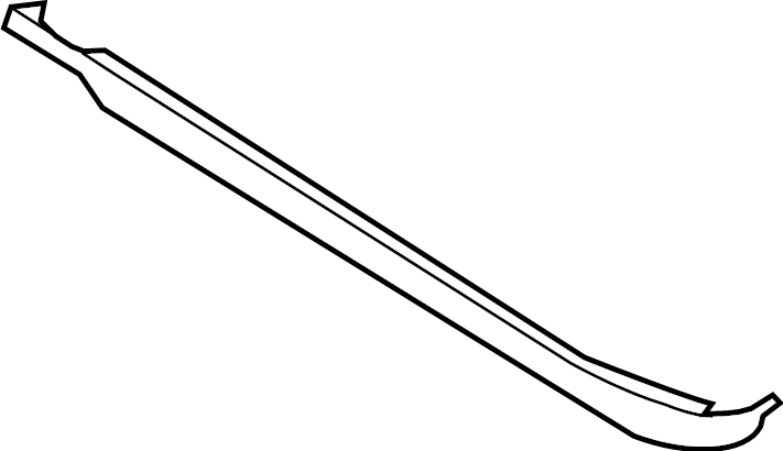 View FL3Z1625596D Door Belt Molding (Upper) Full-Sized Product Image