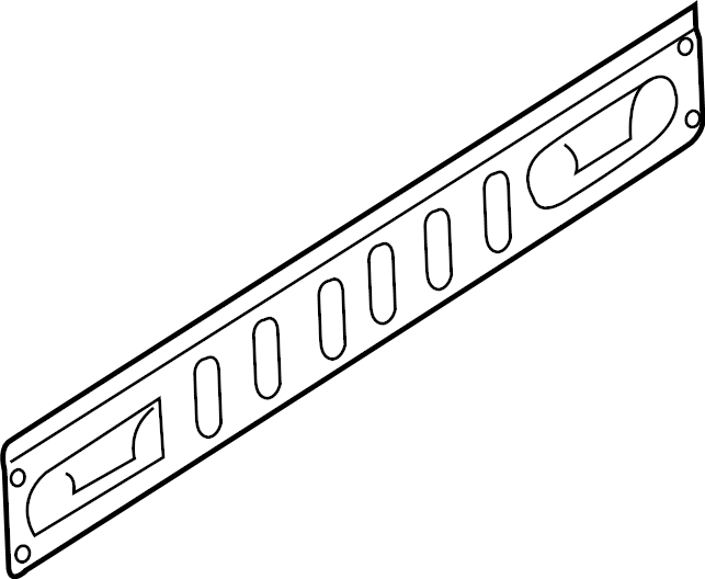 View HC3Z9943121A Tailgate Gap Cover Full-Sized Product Image