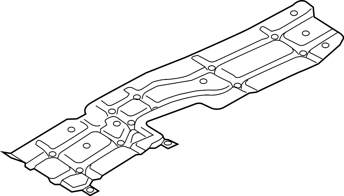 View HC3Z9K036B Fuel Tank Skid Plate Full-Sized Product Image