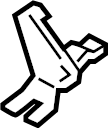 View HC3Z2A638A Parking Brake Lever Full-Sized Product Image