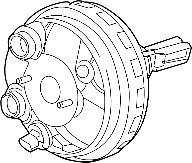 View 9M6Z2005A Power Brake Booster Full-Sized Product Image