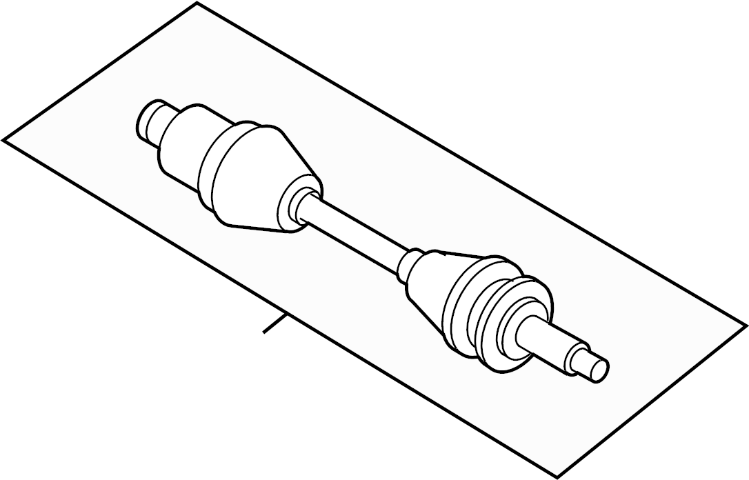 View 5L8Z3A428DB CV Axle Assembly (Front) Full-Sized Product Image