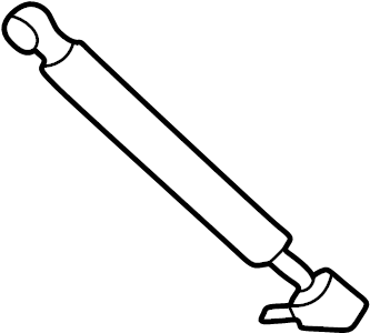 View 6L8Z78406A10A Liftgate Lift Support Full-Sized Product Image