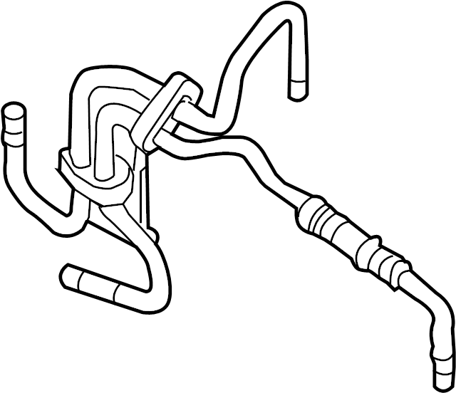 View AL8Z7R081A Cooler. Oil. Automatic. Tube. Transmission. Hose Assembly. pipe.  Full-Sized Product Image