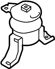 View 6L8Z6068CA Mount. Insulator. Engine. (Front, Rear) Full-Sized Product Image