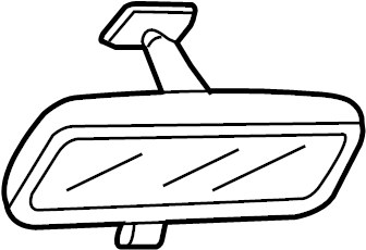View 8U5Z17700T Interior Rear View Mirror (Rear) Full-Sized Product Image