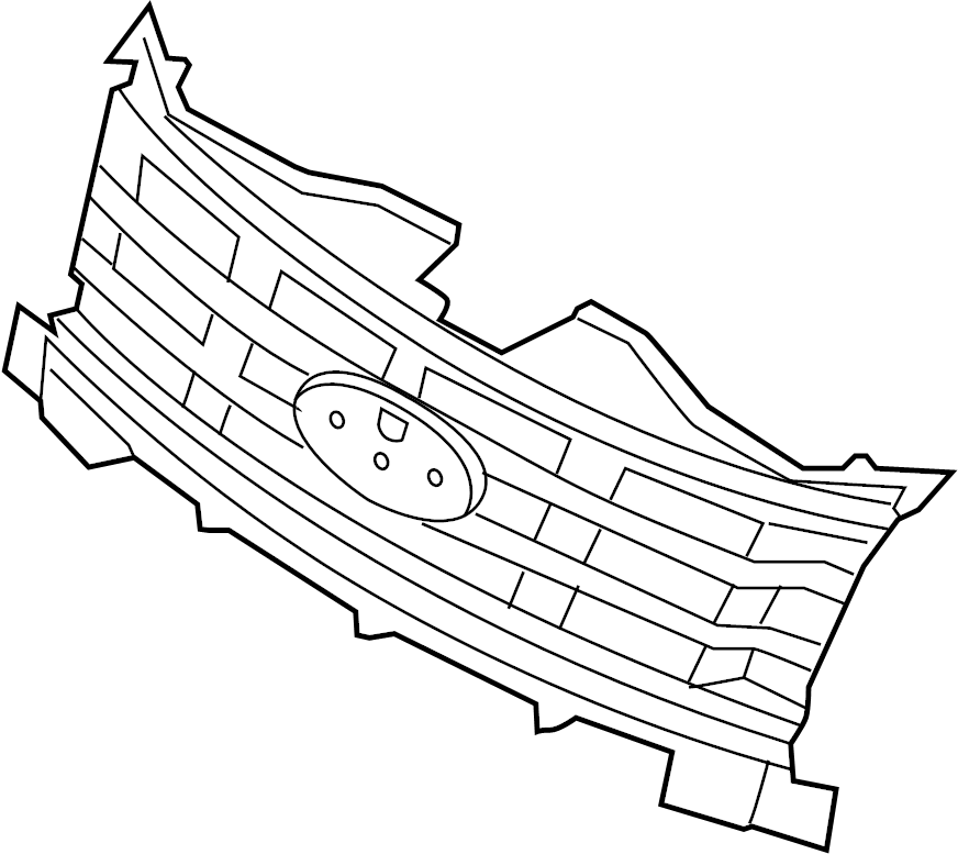 View 7T4Z8A284A Grille Reinforcement Full-Sized Product Image