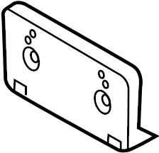 View BT4Z17A385C License Plate Bracket Full-Sized Product Image
