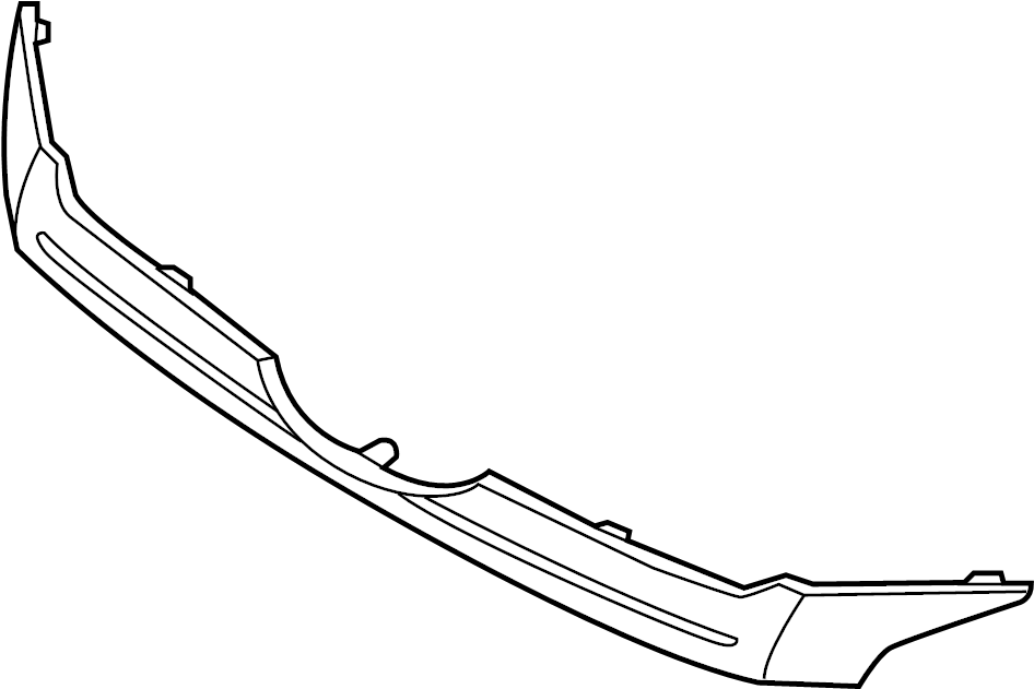 View BT4Z8200DPTM Grille Molding Full-Sized Product Image