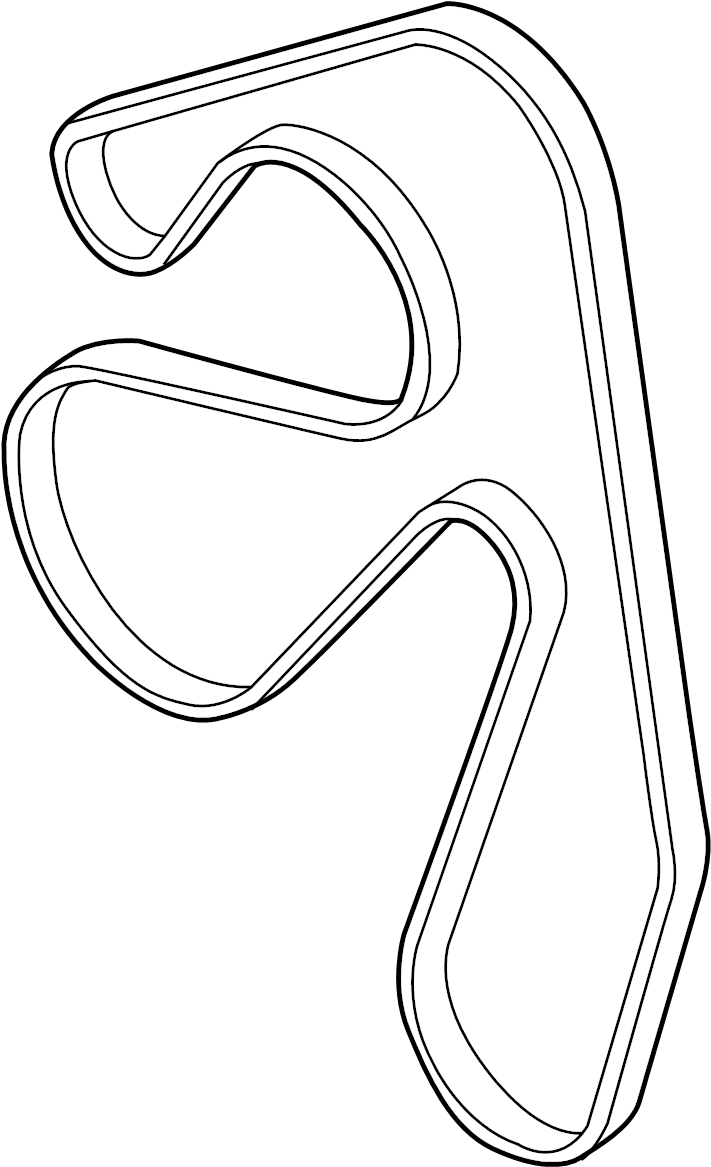 View BT4Z8620F Serpentine Belt Full-Sized Product Image