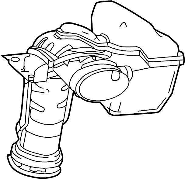 View BB5Z9B659B Engine Air Intake Hose Full-Sized Product Image