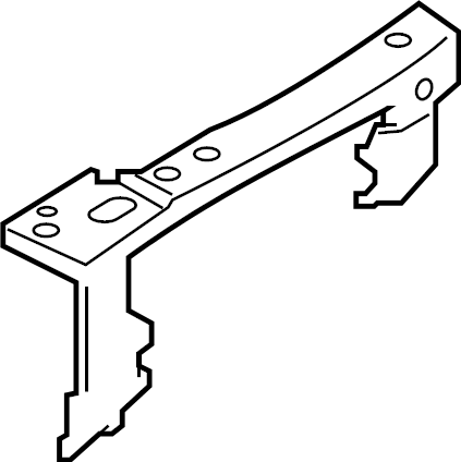 View F2GZ16C078A Fender Bracket (Front) Full-Sized Product Image
