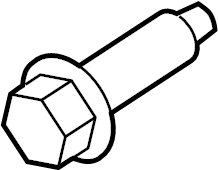 View W715314S442 Horn. Screw. Bolt. (Lower) Full-Sized Product Image