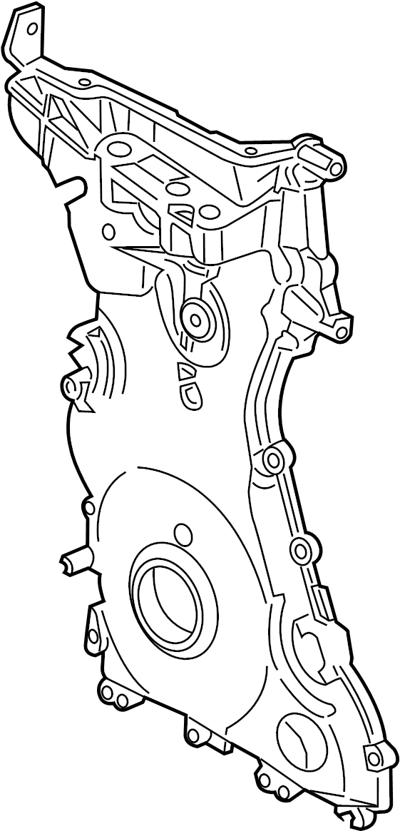 View CJ5Z6019G Engine Timing Cover (Front) Full-Sized Product Image