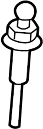 View F2GZ6A957B Engine Cover Stud Full-Sized Product Image