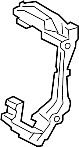 View F2GZ2B292B Disc Brake Caliper Bracket Full-Sized Product Image