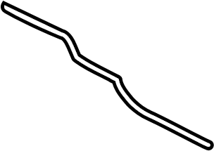 View GT4Z17A605C Windshield Washer Hose (Front, Upper, Lower) Full-Sized Product Image