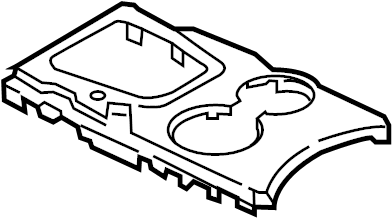 View FT4Z58045A76AA Console Panel (Upper) Full-Sized Product Image