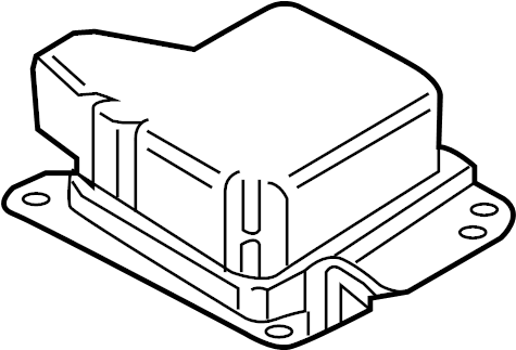 View H2GZ14B321A Air Bag Control Module Full-Sized Product Image