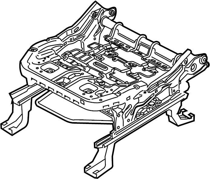 View FT4Z9661704B Seat Track Full-Sized Product Image