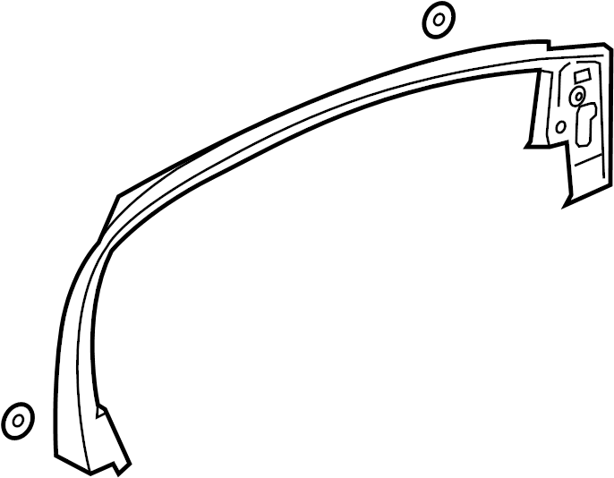 View FT4Z5851752AA Door Window Molding (Upper) Full-Sized Product Image
