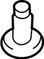 View W715150S900 Nut. Door. (Front, Rear) Full-Sized Product Image