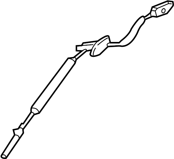 View FT4Z5840180A Door Latch Cable Full-Sized Product Image