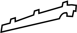 View FT4Z58310A90A Quarter Panel Trim Panel Bracket (Upper) Full-Sized Product Image