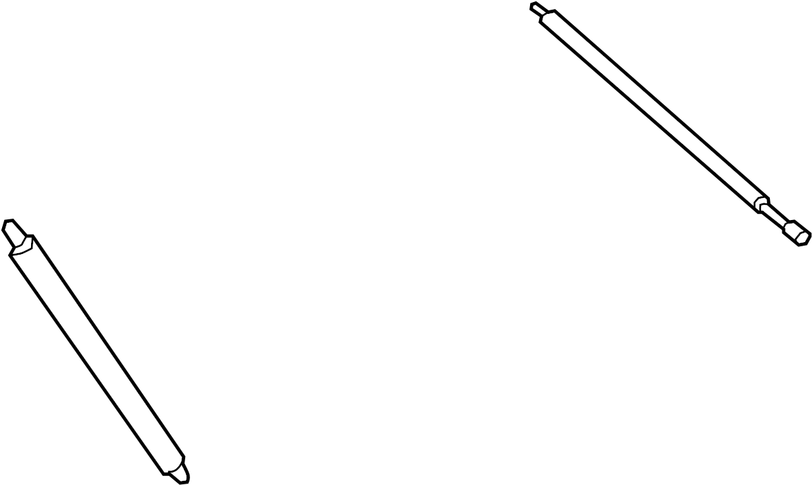 View FT4Z58406A11A Liftgate Lift Support Full-Sized Product Image