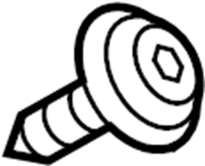 View W709723S424 Bolt. Latch. Liftgate. Striker. Screw.  Full-Sized Product Image