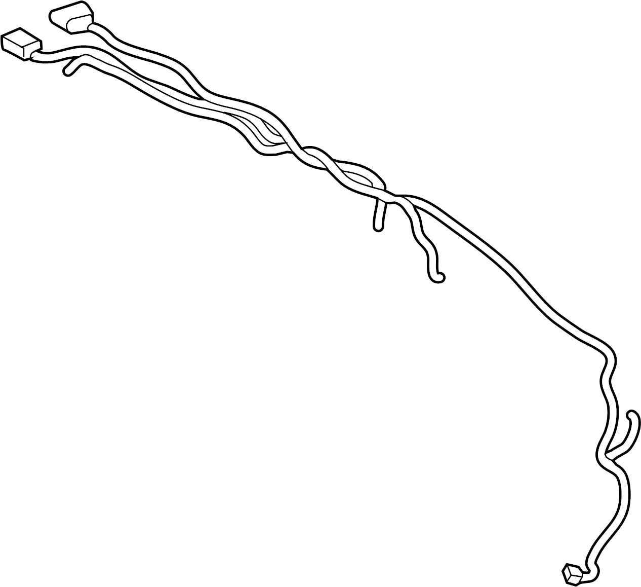 View F2GZ15K868G Parking Aid System Wiring Harness Full-Sized Product Image