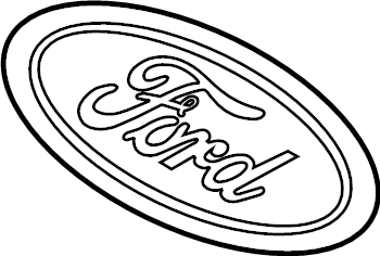 View JT4Z8213A Grille Emblem Full-Sized Product Image