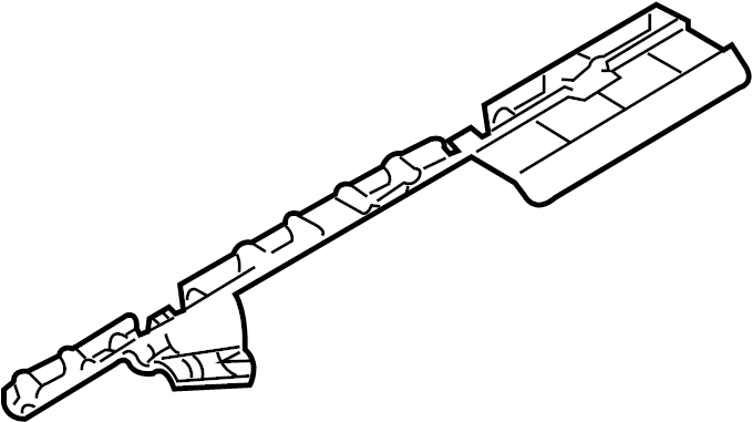 View DA8Z8326A Seal. Deflector. Radiator. (Front, Upper) Full-Sized Product Image