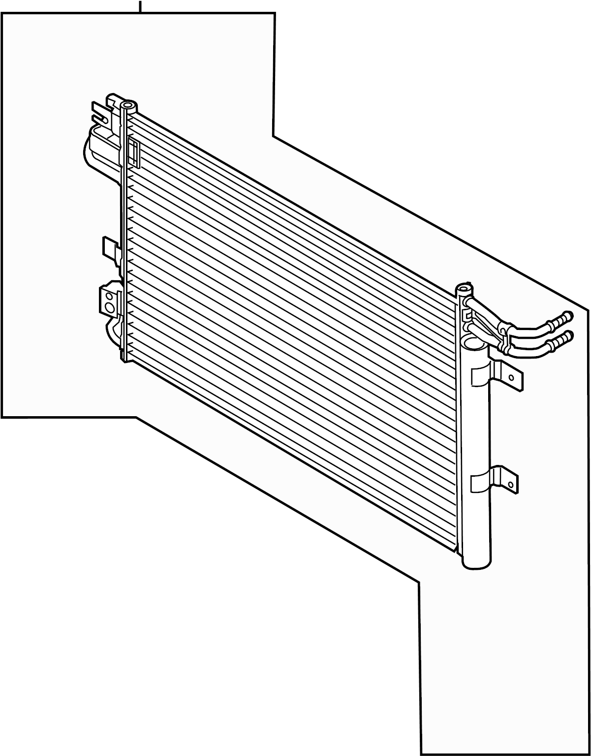 View EG1Z19712F A/C Condenser Full-Sized Product Image