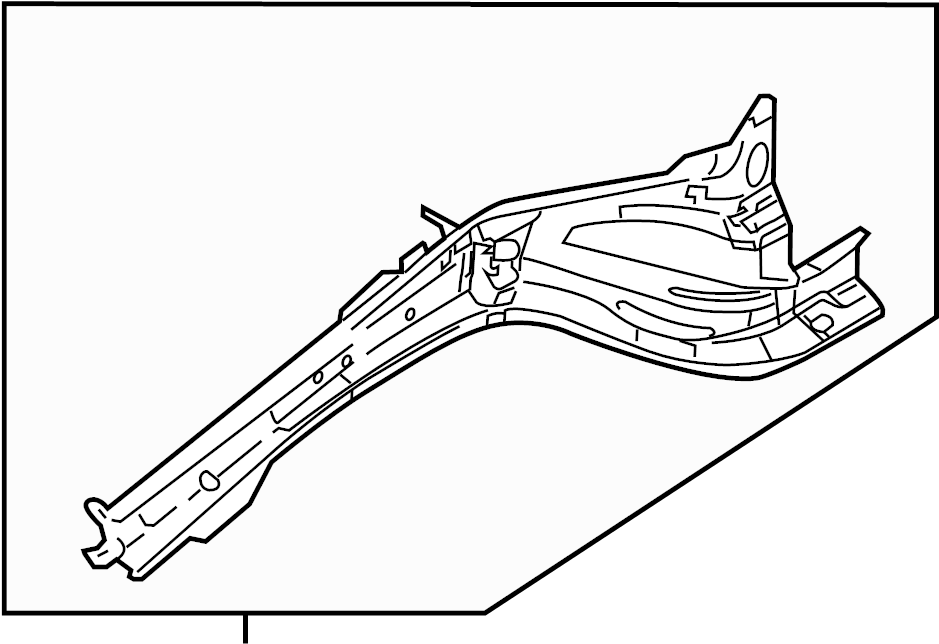 View DA8Z7410008A Frame Side Member Assembly Full-Sized Product Image
