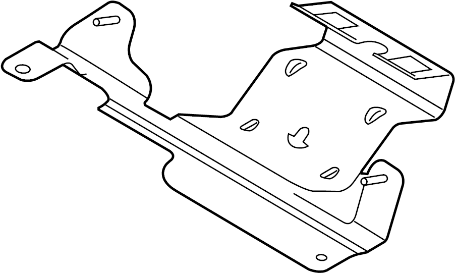 View GA8Z12A659A Engine Control Module (ECM) Bracket Full-Sized Product Image