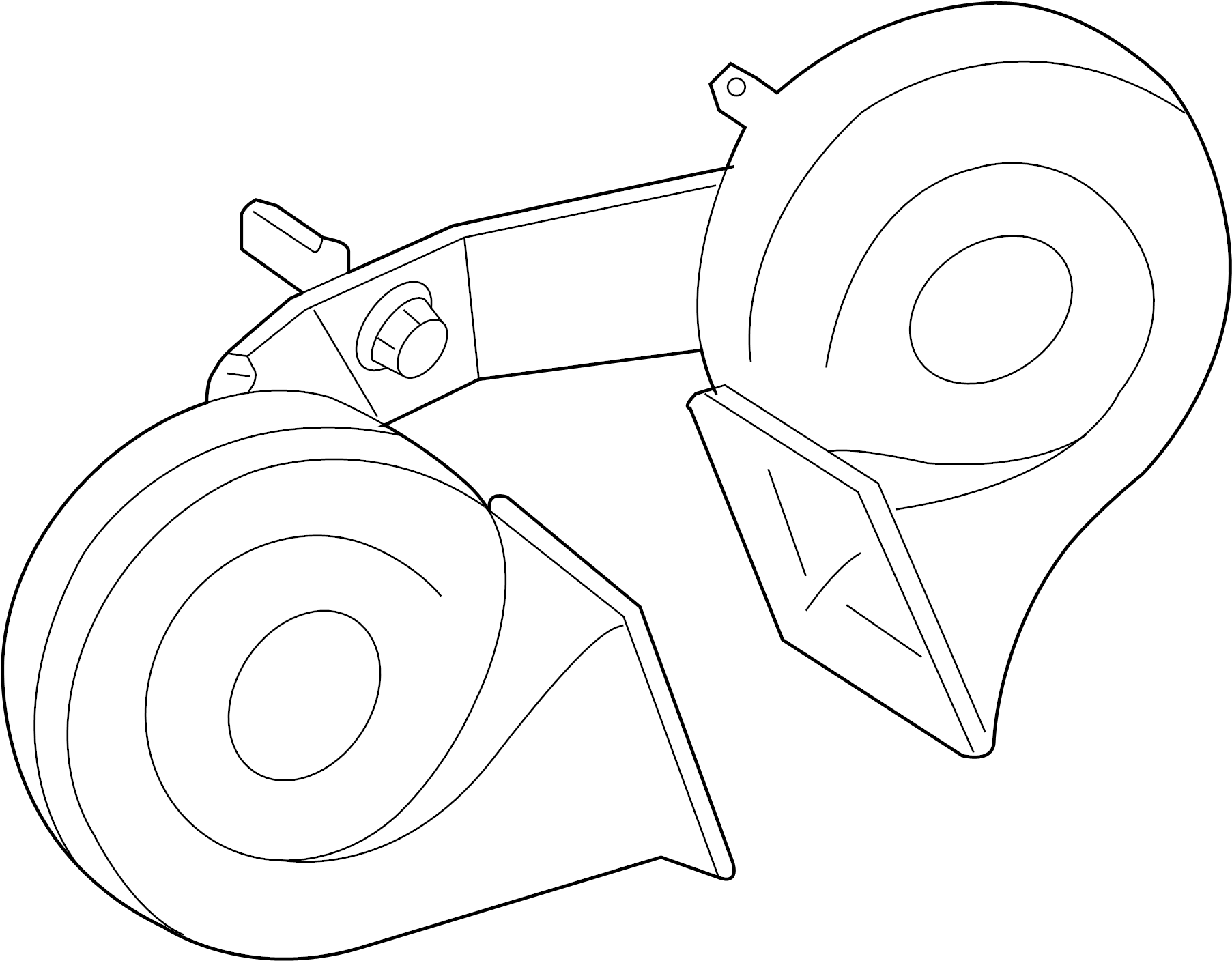 View BG1Z13832A Horn Full-Sized Product Image