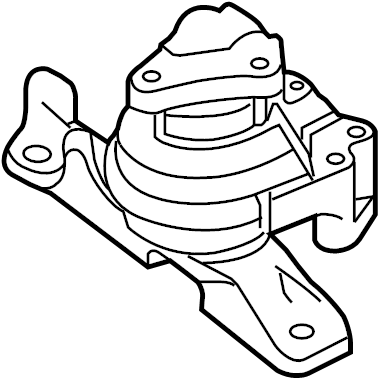 View 8G1Z6038A Engine Mount (Front) Full-Sized Product Image