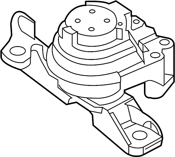 View DG1Z6038E Engine Mount (Front) Full-Sized Product Image
