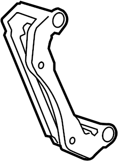 View BB5Z2B293D Disc Brake Caliper Bracket Full-Sized Product Image