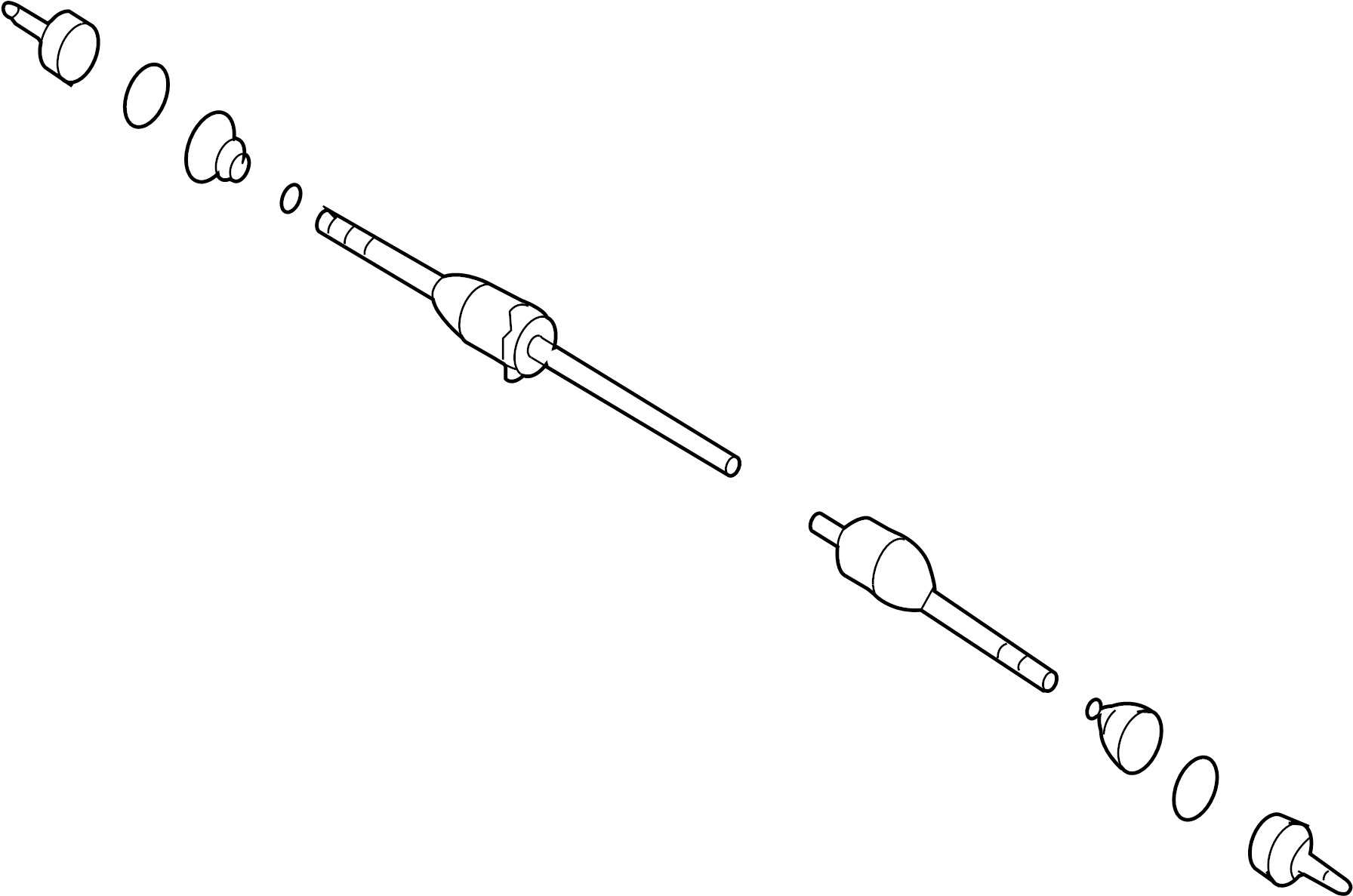 View CA5Z3B437C CV Axle Assembly (Front) Full-Sized Product Image