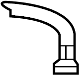 View GB5Z9C490A Brake Vacuum Hose Full-Sized Product Image