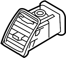 View DA8Z19893BB Dashboard Air Vent Full-Sized Product Image