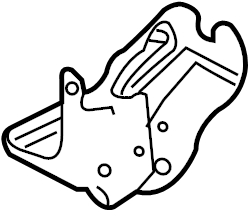 View 8G1Z7B229A Automatic Transmission Shifter Cable Bracket Full-Sized Product Image