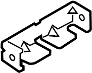View AA8Z74045B32A Bracket. Console. Mount. (Rear, Lower) Full-Sized Product Image