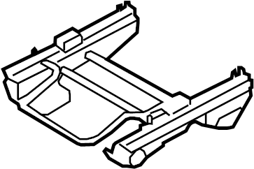 View BB5Z78606A50J Seat Track (Rear) Full-Sized Product Image